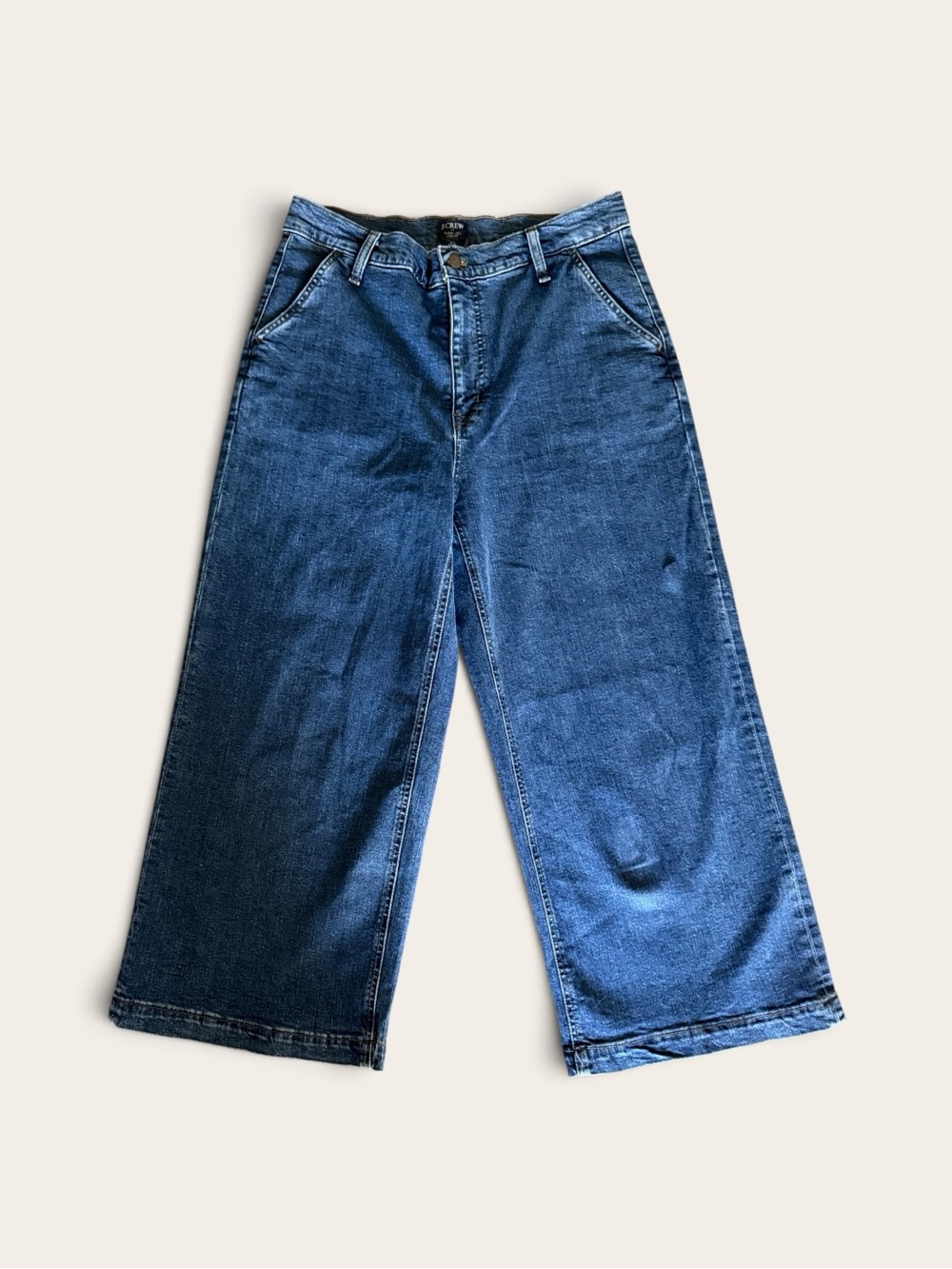 J.Crew Wide-Leg Crop | Size 31 | Medium Wash